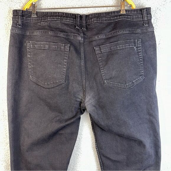 The Perfect Jean NYC Jeans Mens 40x32 Black Faded Athletic Fit Comfort Cowboy - Picture 5 of 10